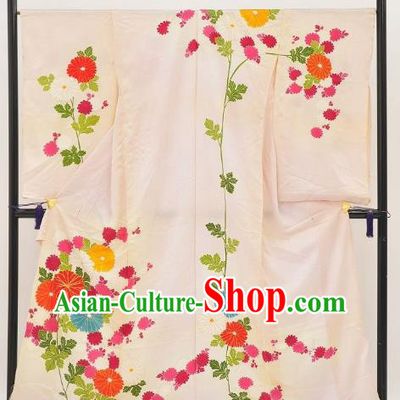 Japan Traditional Iromuji Palace Furisode Kimonos Yukata Dress Formal Costume for Women