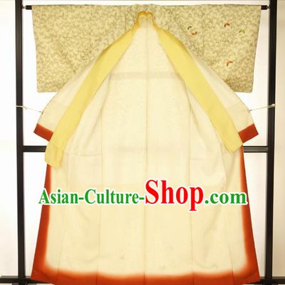 Japanese Ancient Male Printing Kimono Formal Costume Traditional Hakama Apparel Yukata for Men