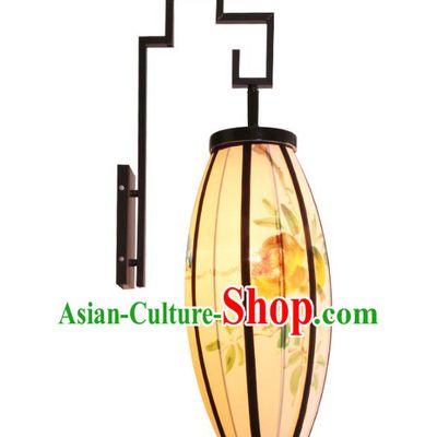 Handmade Traditional Chinese Lantern Wall Lamp Hand Painting Lantern