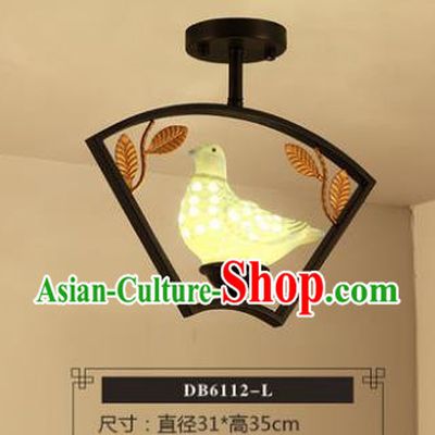 Traditional Chinese Handmade Lantern Classical Pigeon Ceiling Lamp Ancient Lanern