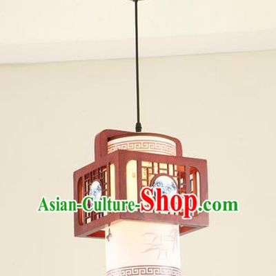 China Traditional Handmade Ancient Ceramic Hanging Lantern Palace Lanterns Ceiling Lamp