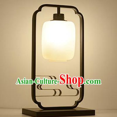 Traditional Asian Chinese Lanterns China Ancient Desk Lamp Iron Palace Lantern