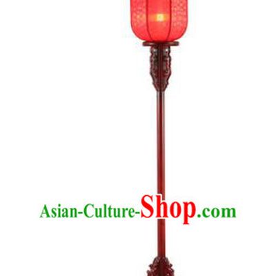 Traditional Asian Chinese Lanterns China Ancient New Year Red Floor Lamp Palace Lantern