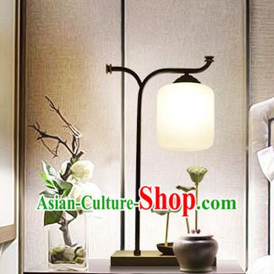 Traditional Asian China Style Lotus Lanterns Chinese Ancient Desk Lamp Palace Lantern