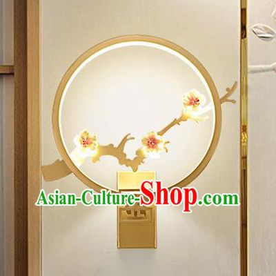 Traditional Asian China Style Lanterns Chinese Ancient Plum Blossom Wall Lamp Palace Lantern