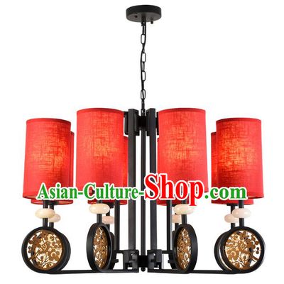 China Handmade Jade Hanging Lantern Traditional Ancient Lanterns New Year Palace Ceiling Lamp