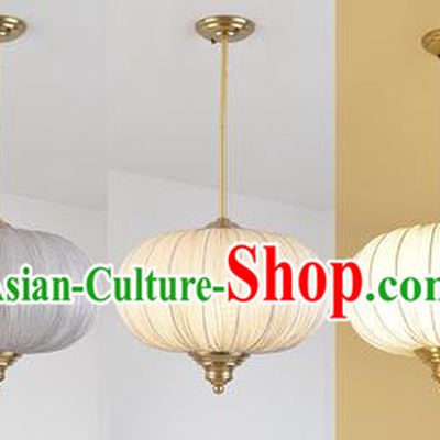 China Handmade Lantern Traditional Lanterns Round Hanging Lamp Palace Ceiling Lamp