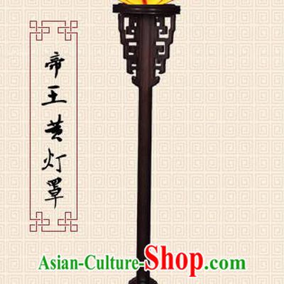 Asian China Handmade Yellow Floor Lanterns Traditional Ancient Palace Lantern