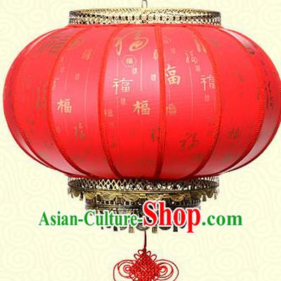 Chinese Handmade Palace Lantern Traditional New Year Red Hanging Lantern Ceiling Lamp Ancient Lanterns