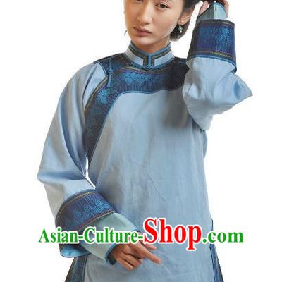 Chinese Qing Dynasty Manchu Lady Historical Costume Ancient Nobility Clothing for Women
