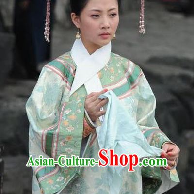 Chinese Qing Dynasty Empress Dowager Historical Costume Ancient Manchu Lady Clothing for Women