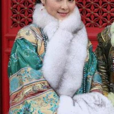 Chinese Ancient Qing Dynasty Manchu Historical Costume Empress Cixi Embroidered Dress for Women