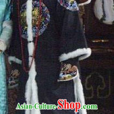 Chinese Qing Dynasty Royal Highness Historical Costume China Ancient Manchu Prince Clothing