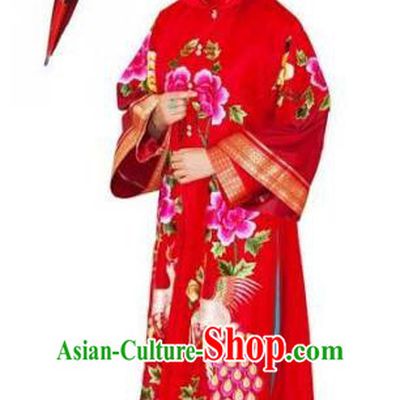 Chinese Qing Dynasty Manchu Imperial Consort of Yongzheng Red Historical Costume Ancient Palace Lady Clothing for Women
