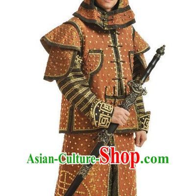 Chinese Qing Dynasty Fourteen Prince of Kangxi Yinzhen Historical Costume Ancient Manchu Royal Highness Clothing for Men