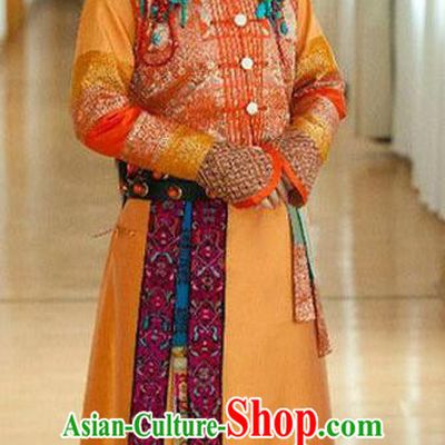 Chinese Qing Dynasty Mongolian Princess Historical Costume Ancient Empress of Shunzhi Clothing for Women