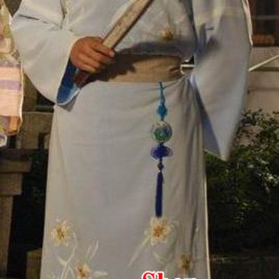 Chinese Qing Dynasty Painter Zheng Banqiao Historical Costume Ancient Poet Long Robe Clothing for Men