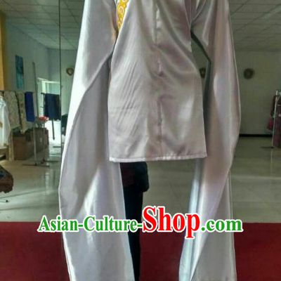 Chinese Tibetan Nationality Costume Water Sleeve Blouse, Traditional Zang Ethnic Minority Shirts Clothing for Women