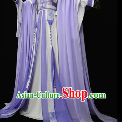 Top Purple Chinese Empress Garment Chinese Imperial Costumes Dramas Empress of China Palace Clothes Complete Set