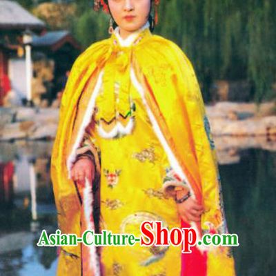 Chinese Ancient A Dream in Red Mansions Imperial Concubine Yuanchun Dress Replica Costumes for Women