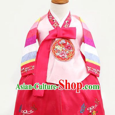 Korean Traditional Hanbok Clothing Korean Children Fashion Apparel Hanbok Costumes for Kids
