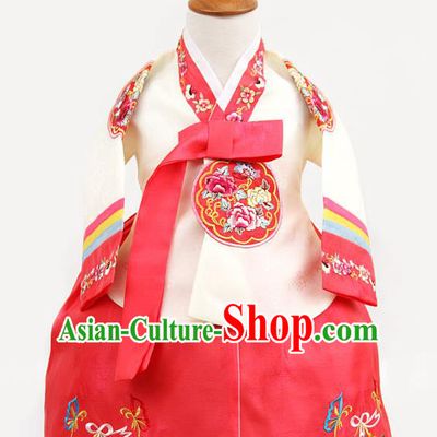 Korean Traditional Yellow Hanbok Clothing Korean Children Fashion Apparel Hanbok Costumes for Kids
