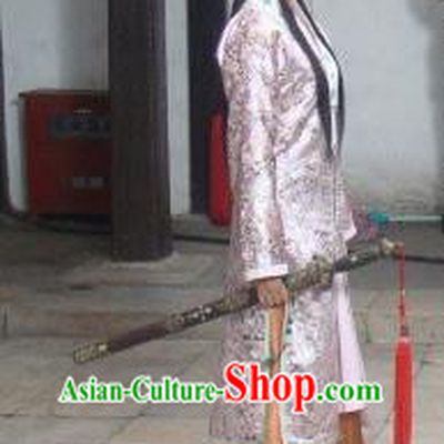 Chinese Ancient Novel Dream of the Red Chamber Young Lady Third Sister You Costume and Headpiece Complete Set