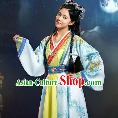 Chinese Ancient Infanta Costume Ming Dynasty Princess Embroidered Dress for Women