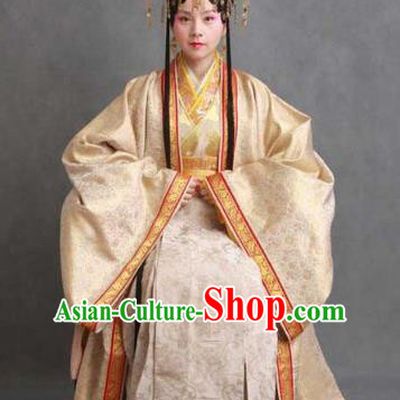 Chinese Ancient Novel Character A Dream in Red Mansions Imperial Consort Jia Yuanchun Costume for Women