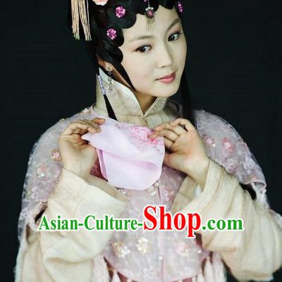 Chinese Ancient A Dream in Red Mansions Character Nobility Lady Jia Yingchun Costume for Women