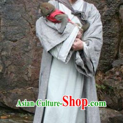 Chinese Ancient Novel Monkey King Author Cheng-En Wu Costume for Men