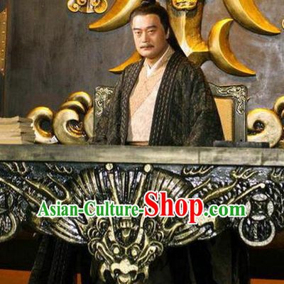 Chinese Ancient Ming Dynasty Pirate Wang Zhi Costume for Men