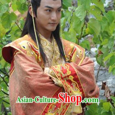 Traditional Chinese Ancient Ming Dynasty Emperor Xi Zhu Youxiao Replica Costume for Men