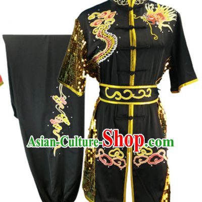 Black Top Changquan Nanquan Long Fist Southern Fist Best and the Most Professional Kung Fu Martial Arts Clothing Suits
