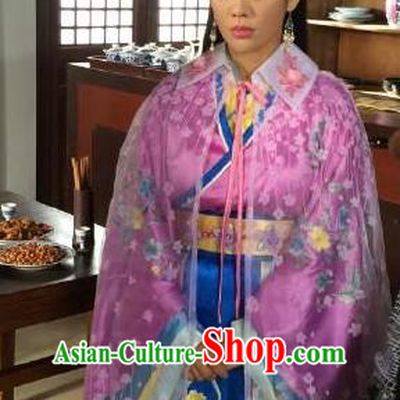 Ancient Chinese Ming Dynasty Imperial Consort of Zhu Di Embroidered Dress Replica Costume for Women