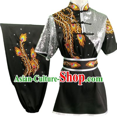Top Changquan Nanquan Long Fist Southern Fist Phoenix Embroidery Best and the Most Professional Kung Fu Martial Arts Clothing Competition Suits