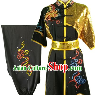 Top Changquan Nanquan Long Fist Southern Fist P Short Sleeves Best and the Most Professional Kung Fu Competition Dresses Contest Suits