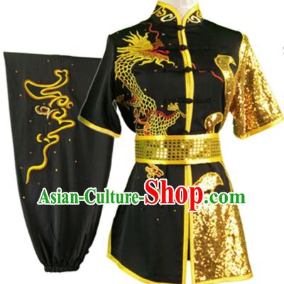 Top Changquan Nanquan Long Fist Southern Fist P Short Sleeves Best and the Most Professional Kung Fu Competition Dresses Contest Suits