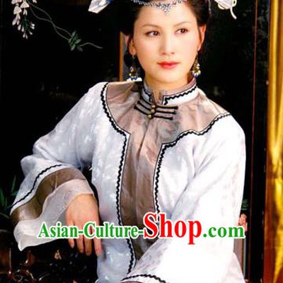 Chinese Ancient Novel A Dream in Red Mansions Character Young Mistress Xifeng Wang Costume for Women