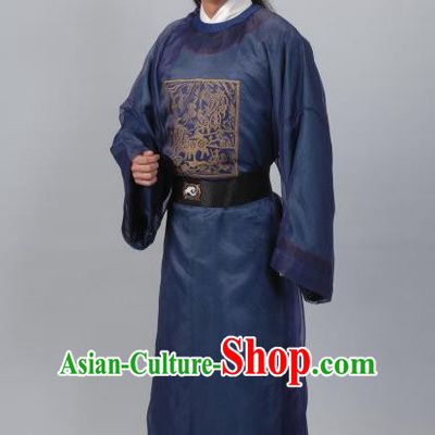 Traditional Chinese Ming Dynasty Ancient County Magistrate Costume for Men