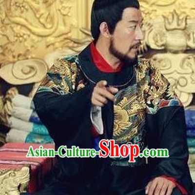 Traditional Chinese Ming Dynasty Ancient Emperor Tianqi Zhu Youxiao Costume for Men