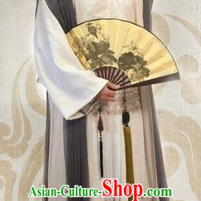 Traditional Chinese Ming Dynasty Ancient Gifted Scholar Artist Tang Bohu Costume for Men