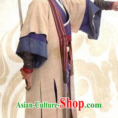 Traditional Chinese Ming Dynasty Ancient Gifted Scholar Litterateur Xu Zhenqing Costume for Men