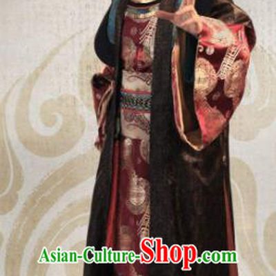 Traditional Chinese Ancient Ming Dynasty Ning Prince Zhu Quan Costume for Men