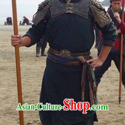 Traditional Chinese Ancient Ming Dynasty Invasions General Qi Jiguang Costume for Men