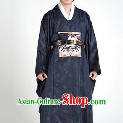 Asian Korean Hanbok Ancient Palace King Traditional Costume for Men