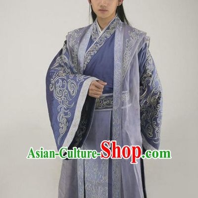 Chinese Traditional Tang Dynasty Prince Costume Ancient Childe Replica Costume for Men