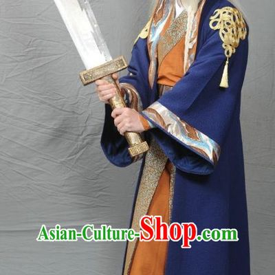 Ancient Chinese Ming Dynasty Swordsman Yin Tianzheng Costume for Men