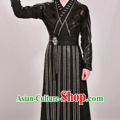 Chinese Ancient Ming Dynasty Swordsman Costume Knight Clothing for Men