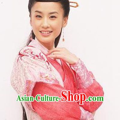 Chinese Ancient Ming Dynasty Swordswoman Embroidered Historical Costume for Women